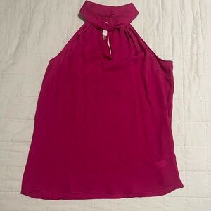 RAMY BROOK silk high neck top sleeveless size xxs